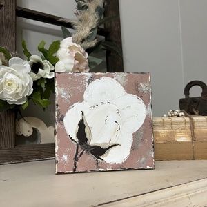 Cotton boll painting